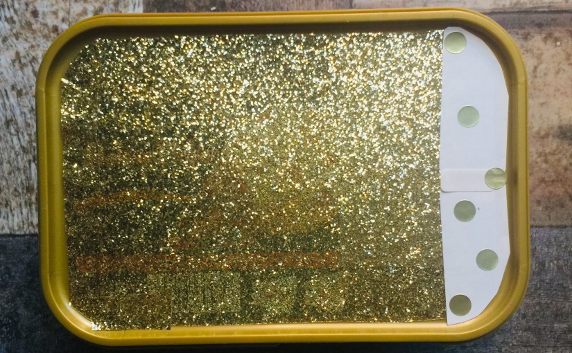 Gold homemade pen box